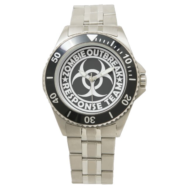 Zombie-Ausbruch Armbanduhr (Vorderseite)