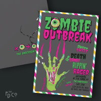 Zombie-Ausbruch Beängstigendes Niedliches Rippin-R