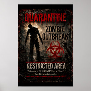 Zombie-Ausbruch unter Quarantäne – Sperrgebiet Poster