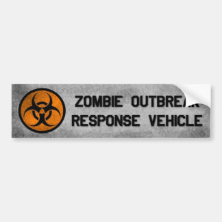 Zombie-Ausbruch-Wartefahrzeug-Autoaufkleber Autoaufkleber