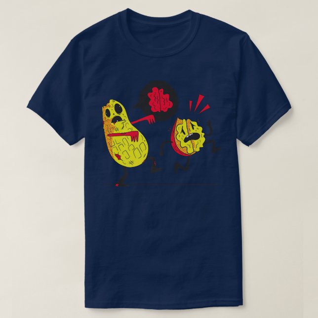 Zombie avocados Walking T-Shirt (Design vorne)