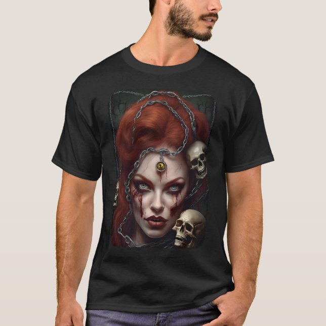 Zombie Babe 03 T-Shirt (Vorderseite)