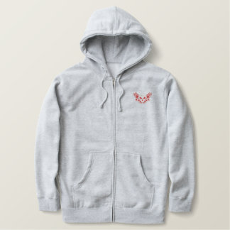 Zombie-Bahn-VereinHoodie Bestickter Hoodie