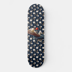 Zombie Baseball Slugger Balls und Fledermäuse Beän Skateboard