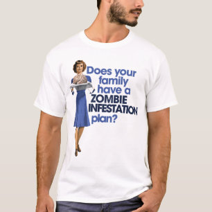 Zombie-Befall-Plan T-Shirt