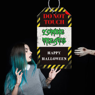 Zombie-Behandlung Halloween-Party-Favorit Geschenkanhänger