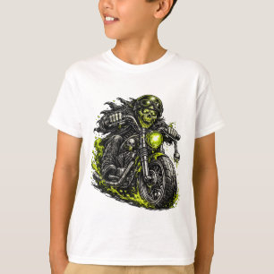 Zombie-Biker-Motorrad T-Shirt