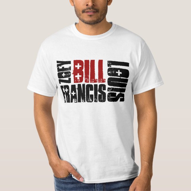 Zombie-Bill-Weiß T-Shirt (Vorderseite)