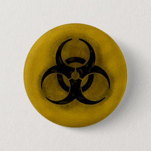 Zombie-Biogefährdung-Knopf Button