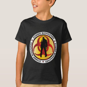 Zombie-Biohazard-Abfallwarnung Lustiger Halloween T-Shirt