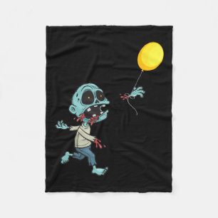 Zombie Birthday Ballon - Niedliche Zombie Kinder A Fleecedecke