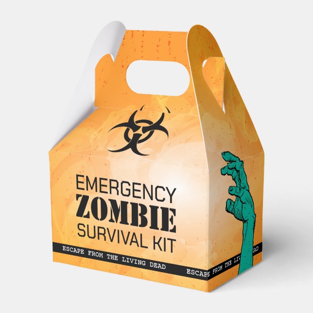 Zombie Birthday Halloween-Party Geschenkschachtel (Vorderseite)