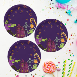 Zombie Birthday Kids Party Paper Plate Pappteller