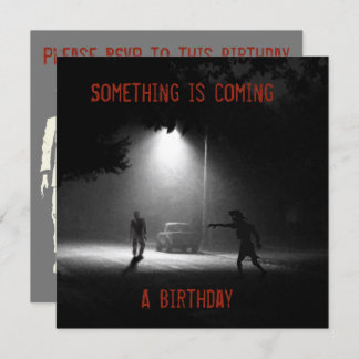 ZOMBIE BIRTHDAY PARTY EINLADUNG DURCH Jetpackcorps