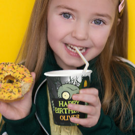 Zombie Birthday Party Funny Halloween Pappbecher