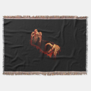 Zombie Blanket Gory Halloween-Deckendekor Decke