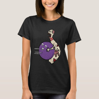 Zombie Bowling Buttone Halloween Sport Bowler Men  T-Shirt