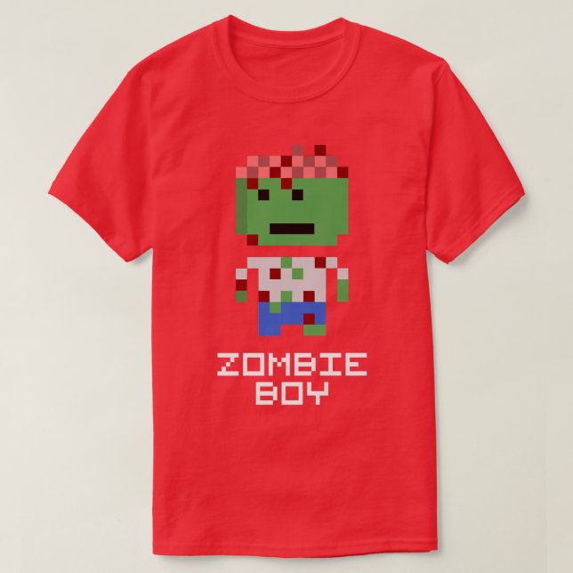 Zombie Boy Halloween Jungs Kinder Funny 6923 T-Shirt (Design vorne)