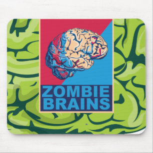 Zombie Brain Mousepad