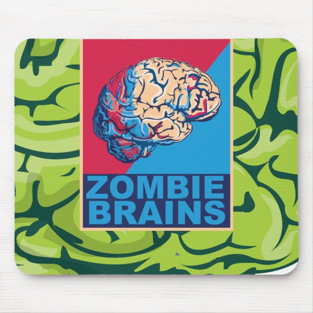 Zombie Brain Mousepad (Vorne)