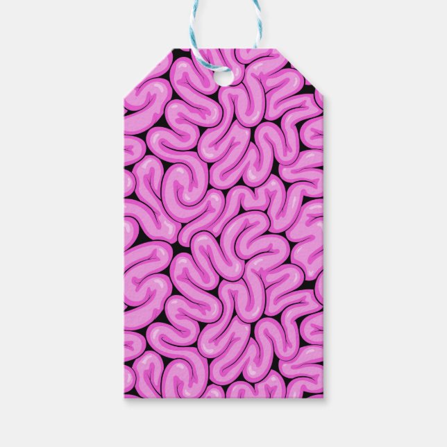 Zombie Brain Pattern Geschenkanhänger (Vorderseite)