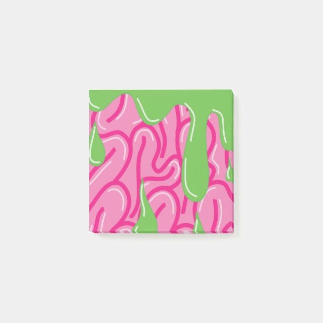 Zombie Brains Post-it Klebezettel (Vorderseite)