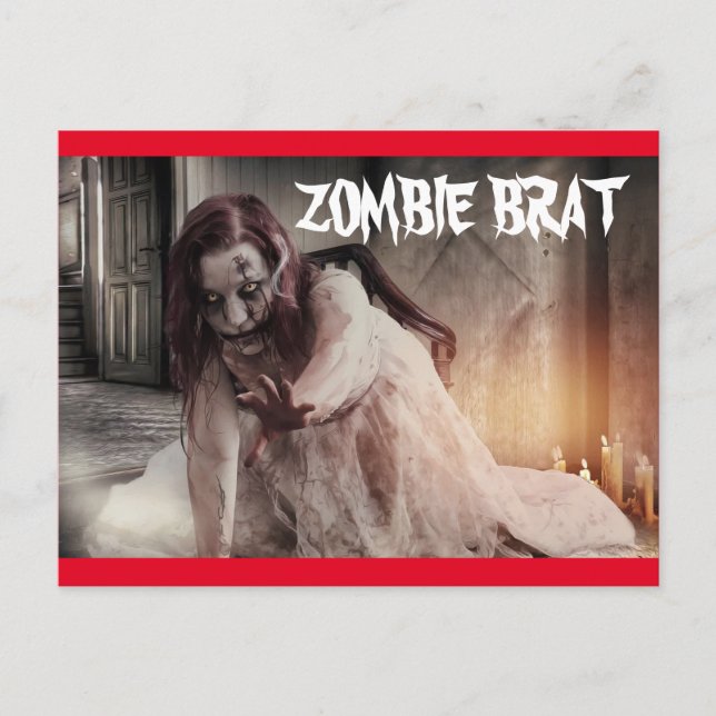 Zombie Brat Postkarte (Vorderseite)