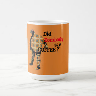 Zombie braucht Kaffee Verwandlungstasse