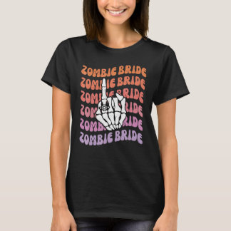 Zombie-Braut Bis Dass Der Tod Uns Scheidet Jungges T-Shirt