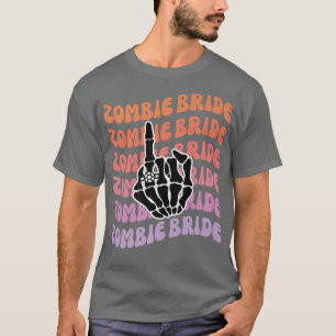 Zombie-Braut Bis Dass Der Tod Uns Scheidet Jungges T-Shirt