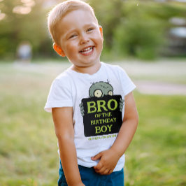 Zombie Brother of the Birthday Boy Funny Monsters T-Shirt