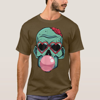 Zombie Bubblegum Lazy Halloween Kostüm Funny Mons T-Shirt
