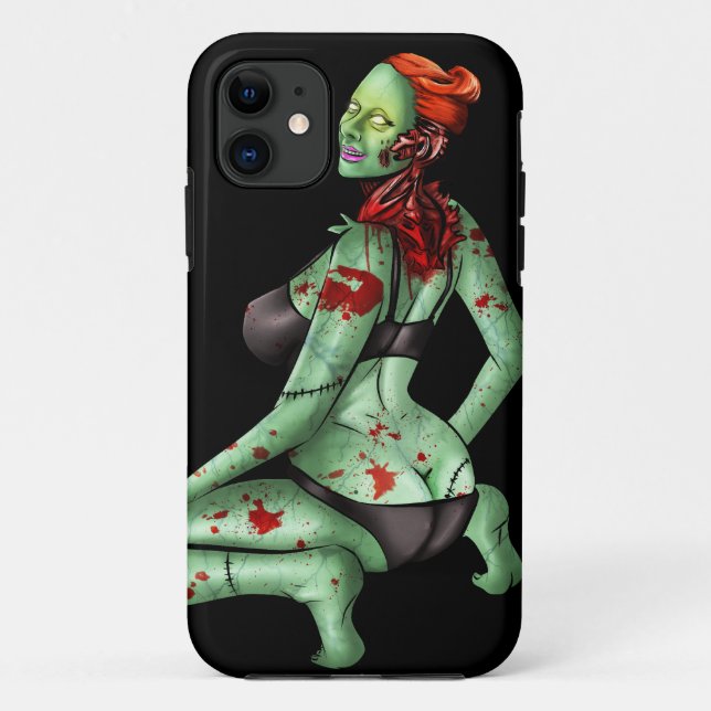 Zombie Button-Oben iPhone 5 Case-Mate kaum There™ Case-Mate iPhone Hülle (Rückseite)