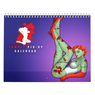 Zombie Button-Oben Kalender 2014