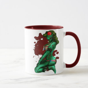 Zombie Button-Oben Tasse