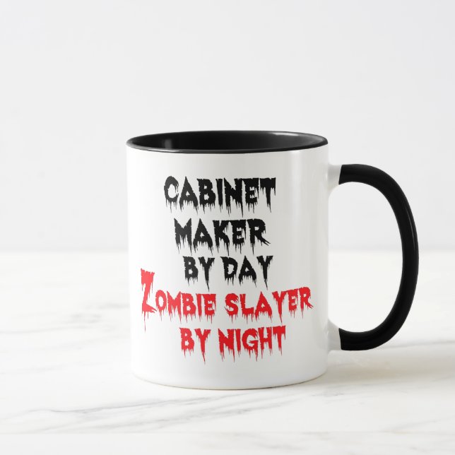 Zombie Cabinet Maker Tasse (Rechts)