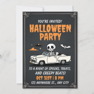 Zombie Car Halloween-Party Einladung