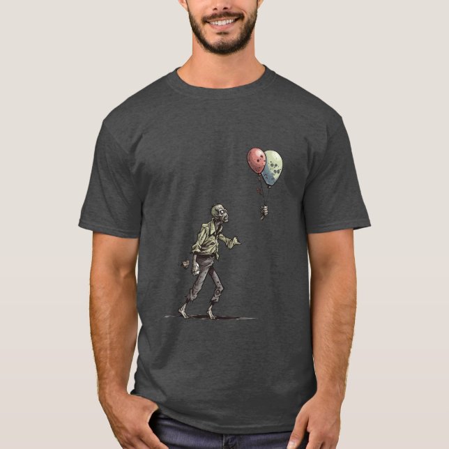 Zombie Cartoon T - Shirt (Vorderseite)