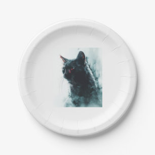 Zombie Cat Apokalypse Pappteller