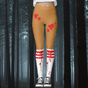 Zombie Cheerleader Blut platziert Leggings