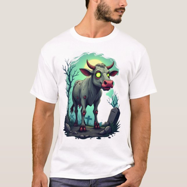 Zombie Cow Apocalypse T-Shirt (Vorderseite)
