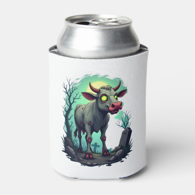 Zombie Cow Apokalypse Dosenkühler (Kanne Vorderseite)
