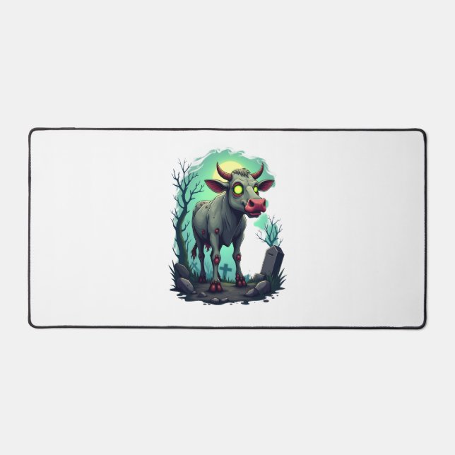 Zombie Cow Apokalypse Schreibtischunterlage (Vorderseite)