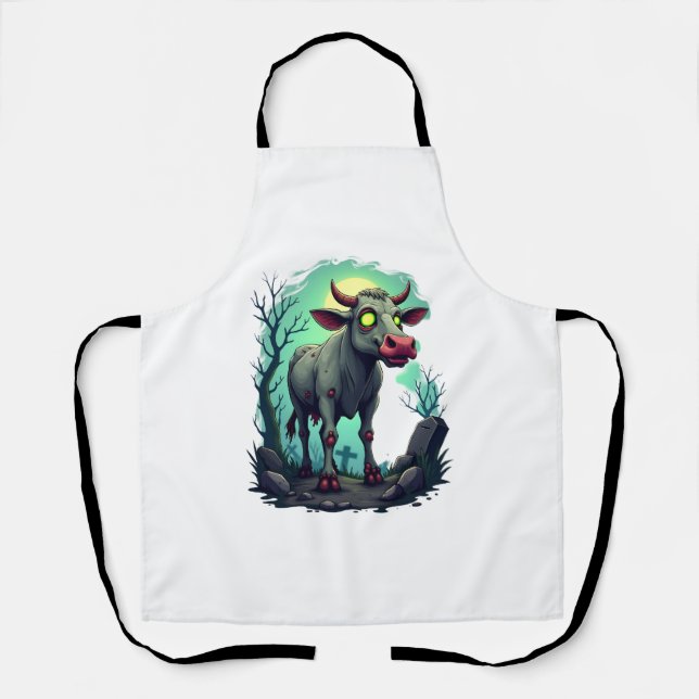 Zombie Cow Apokalypse Schürze (Vorderseite)