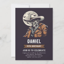 Zombie Cowboy Birthday
