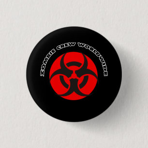 Zombie-Crew weltweit Button