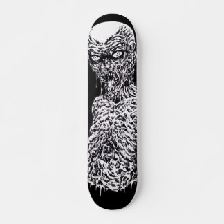 Zombie Death Metal Black and White Art Deck Skateboard