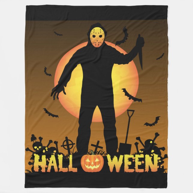 Zombie-Decke am Freitag Fleecedecke (Vorderseite)