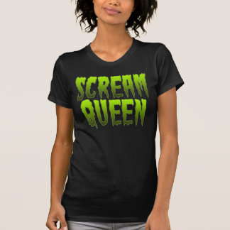 Zombie der Schrei-Königin-Goth Halloween T-Shirt