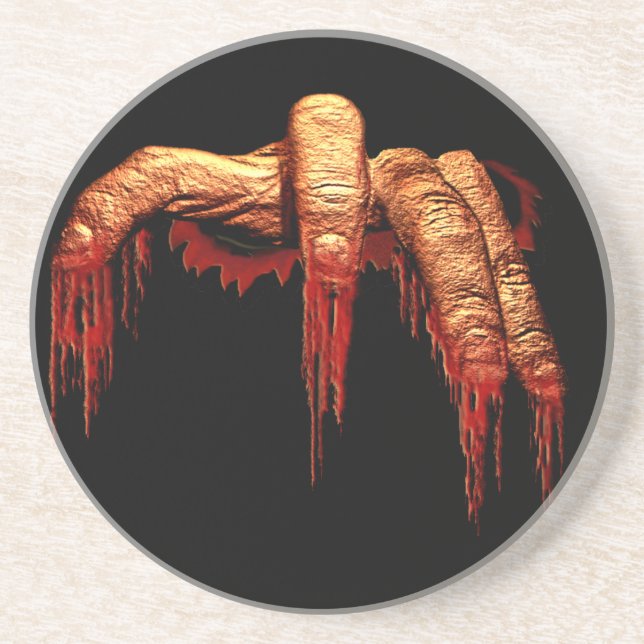 Zombie Dessous de verre Gory Halloween Décor Zombi (Devant)